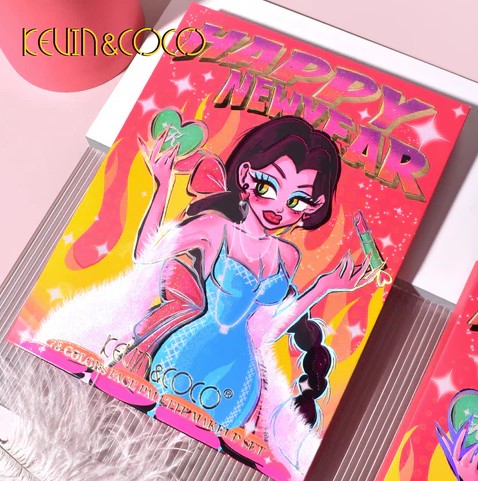 Paleta de Sombras Happy New Year Eyeshadow Kevin&Coco