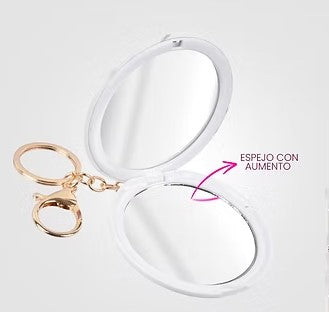 Espejo Doble con Aumento - Llavero