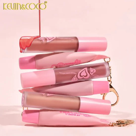 Kit llavero labial y Brillo - Kevin & Coco - Lip Gloss Set