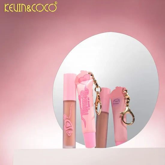 Kit llavero labial y Brillo - Kevin & Coco - Lip Gloss Set