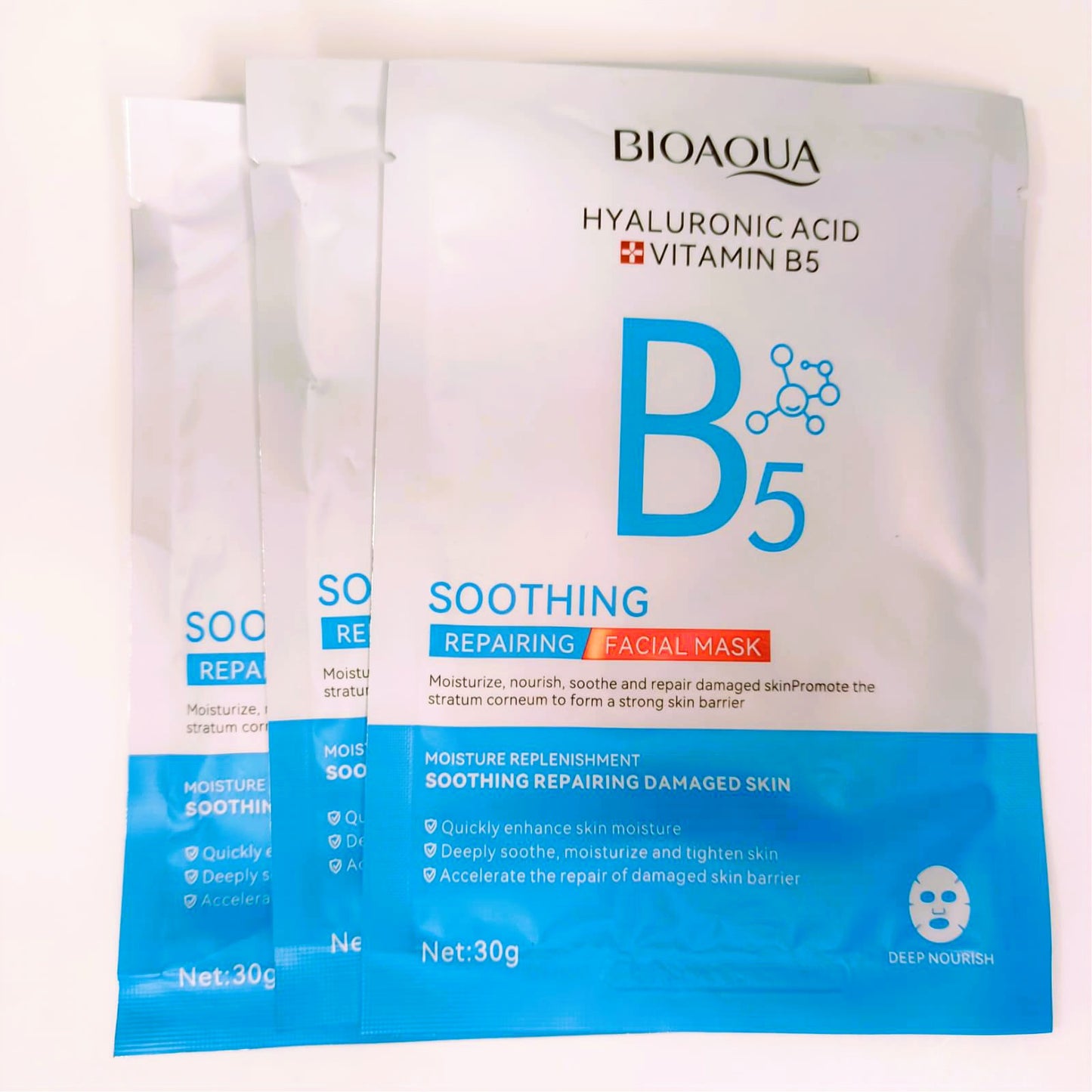 Mascarilla Bioaqua Acido Hialuronico y vitamina B5