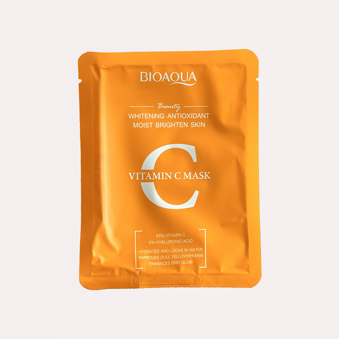 Mascarilla Vitamina C Antioxidante + Acido Hialurónico