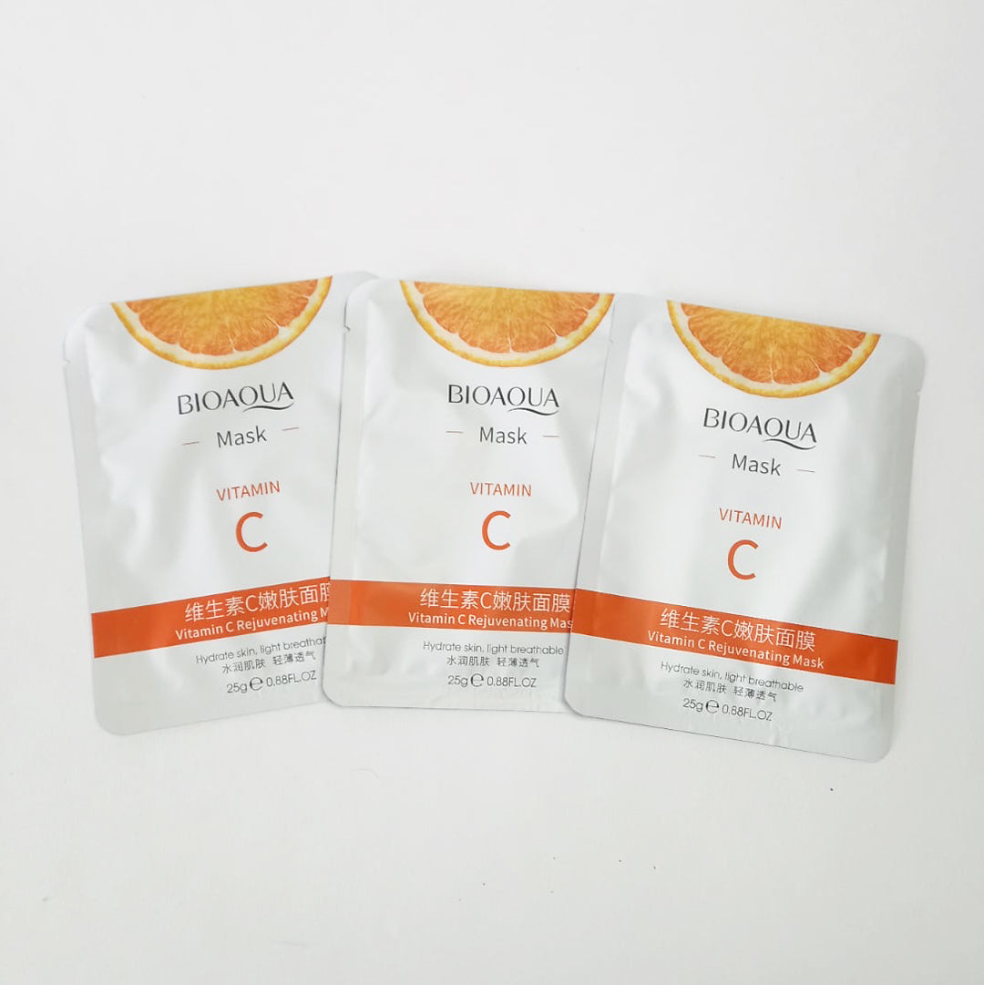 Mascarilla en Velo Vitamina C Bioaqua