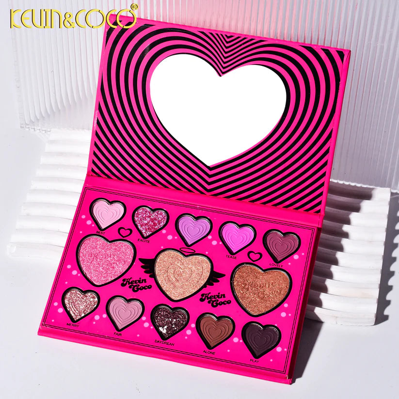 Paleta de Sombras 13 Colores - Marca Kevin & Coco