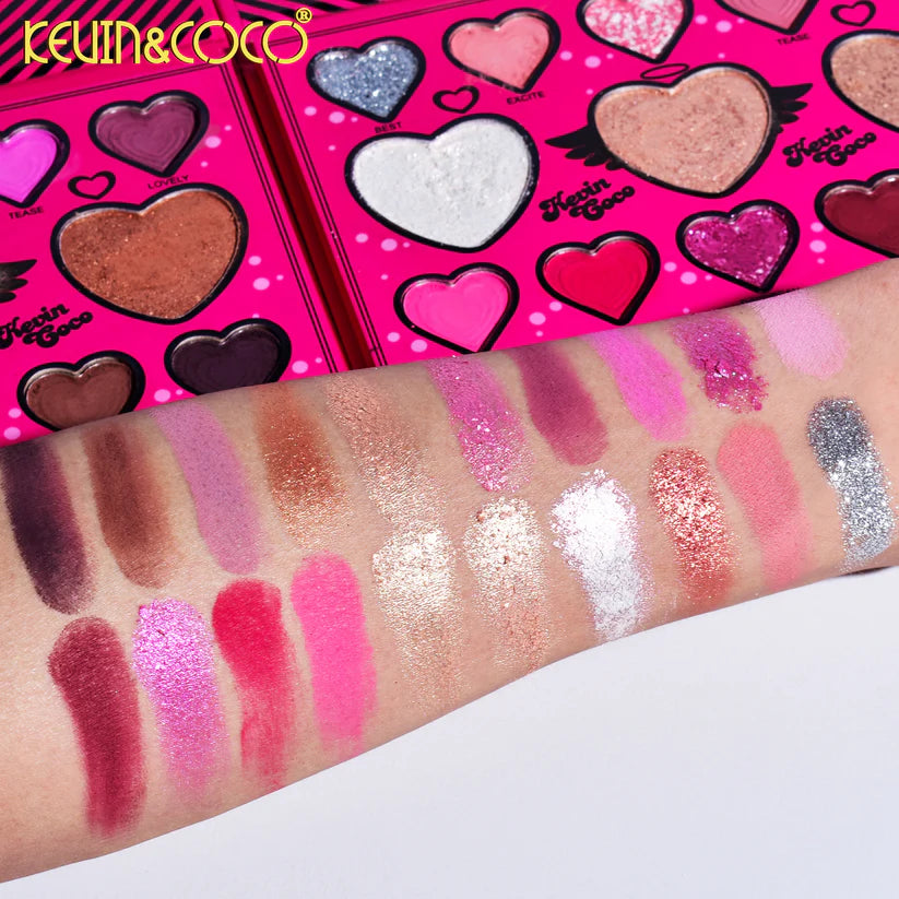 Paleta de Sombras 13 Colores - Marca Kevin & Coco