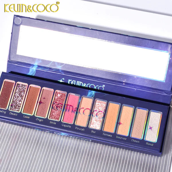 Paleta de Sombras Libro 36 tonos (matte - Shimmer y Glitter) - Kevin & Coco