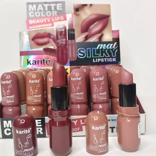 Labial Barra Matte Silky Color Beauty lips - Karite