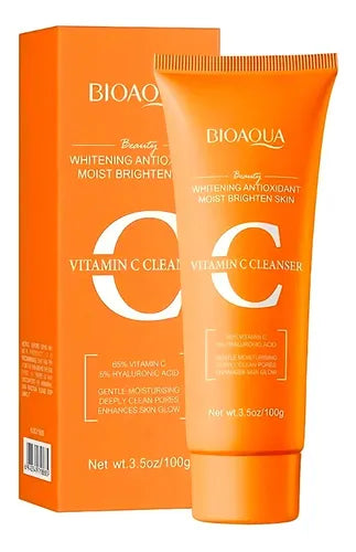 Jabon Liquido Facial Vitamina C y Acido Hialurónico Bioaqua