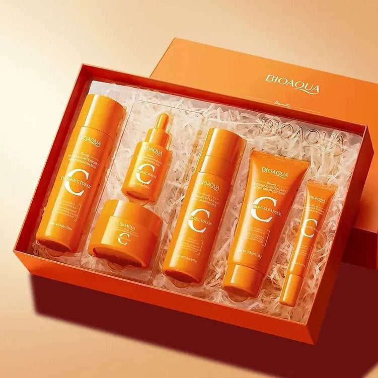 Kit Facial de Vitamina C Bioaqua + Acido Hialurónico