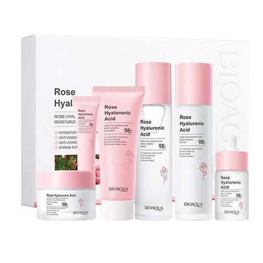 Kit Facial de Rosas y Acido Hialurónico Bioaqua