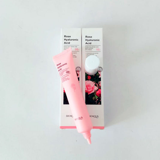 Contorno de Ojos Acido Hialuronico con Rosas Bioaqua