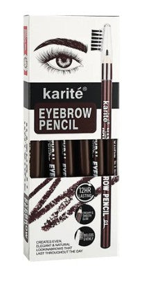 Lapiz para Cejas marca Karite con cepillo 12 horas