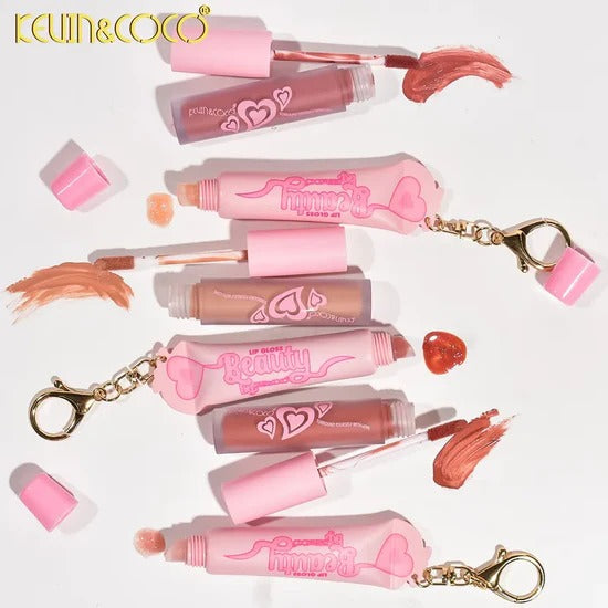 Kit llavero labial y Brillo - Kevin & Coco - Lip Gloss Set