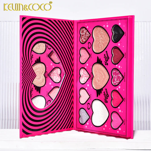 Paleta de Sombras 13 Colores - Marca Kevin & Coco