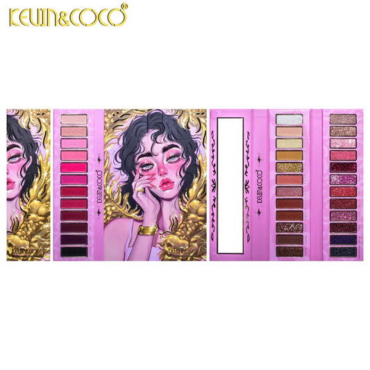 Paleta de Sombras Libro 36 tonos - Kevin & Coco