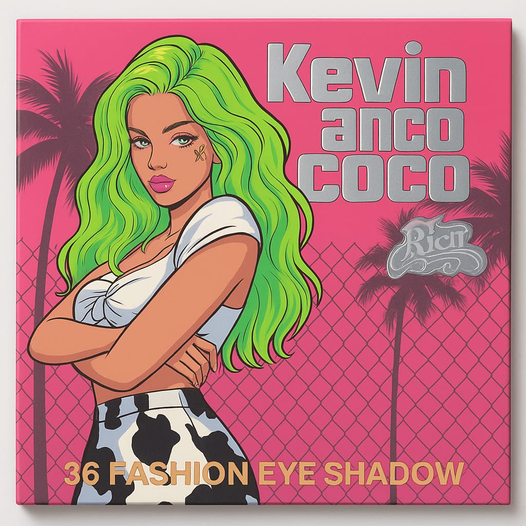 Paleta de Sombras Fashion Eye Shadow Kevin&Coco