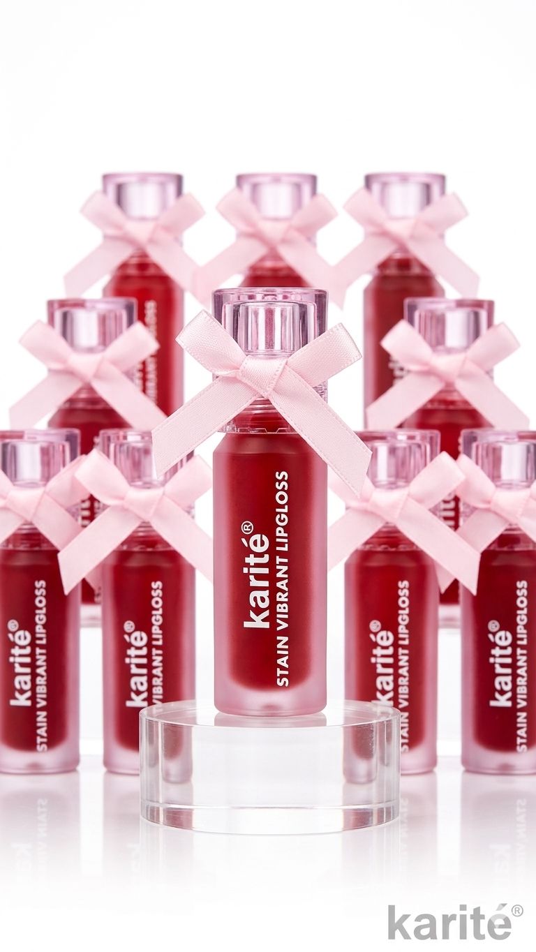 Labial Lip Gloss Con Color Karite moño