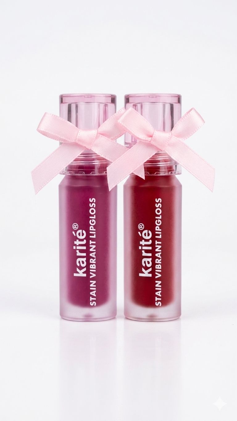 Labial Lip Gloss Con Color Karite moño