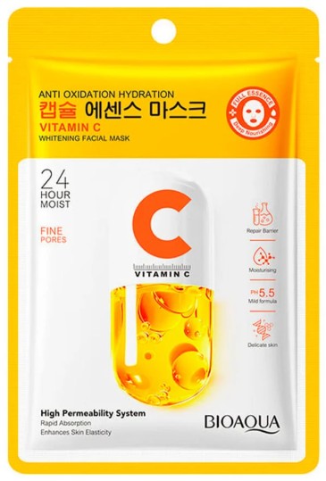 Mascarilla Bioaqua Iluminadora con Vitamina C